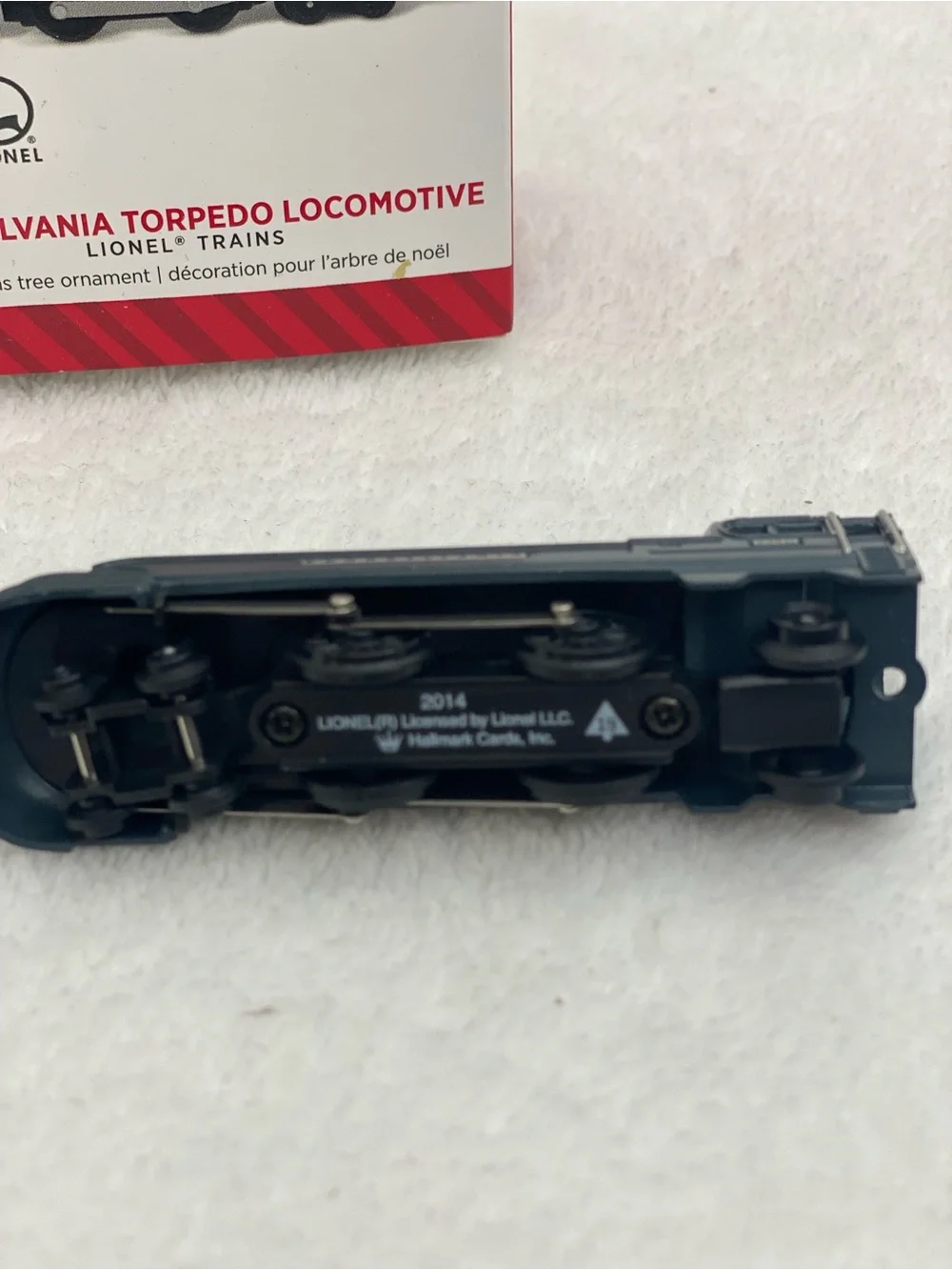 Hallmark Keepsake 2014 Lionel Pennsylvania Torpedo Locomotive Ornament Train